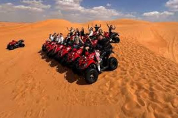 Quad bike adventure in Dubai desert
